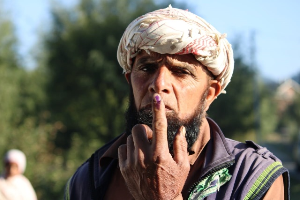 Happy Faces of voters from across Anantnag