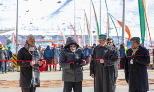 Honüfble Prime Minister Shri Narendra Modi inaugurates Sonamarg Tunnel